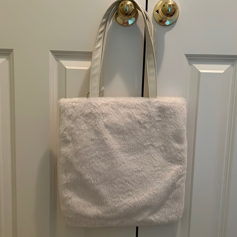 White NWT Book bag shopping bag diapers bag multipurpose use bag